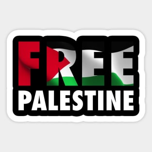 Free Palestine - The Palestinian Flag Graphic Sticker